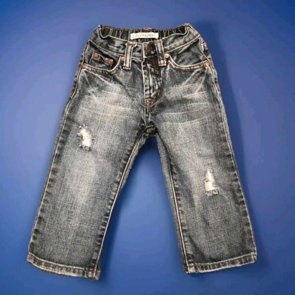 FLYPAPER  Slim Bootcut Slight distressing Size 24 Months